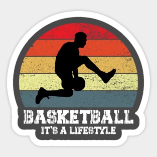 basketball it's a lifestile Sticker